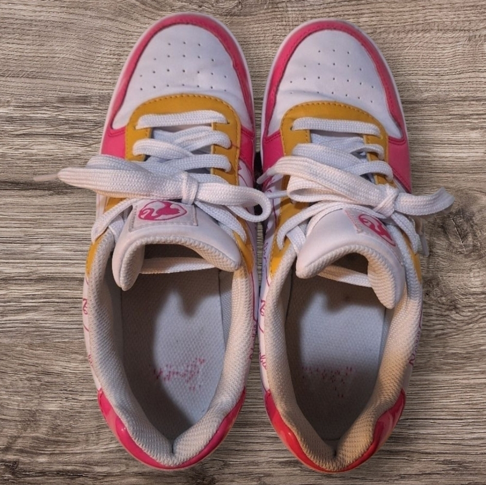 Barbie Women's Sneakers Pink Yellow White Size 8